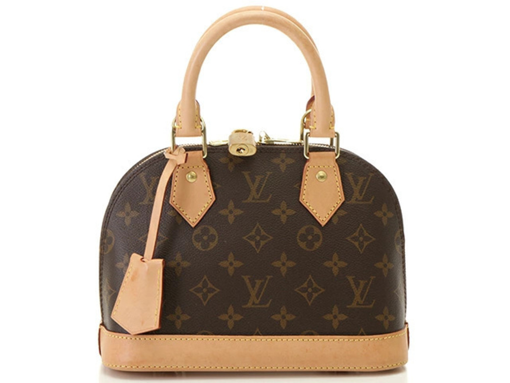 LOUIS VUITTON Alma Handbag Brown